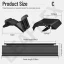 LEAFLEX 120-5225 Mulch Plug & 121-2319 Side Discharge Chute & 120-6241 Trailing Shield Compatible with Toro Exmark 30" Timemaster Lawn Mowers Fits 20199 20200 20975 21199 21199HD Models