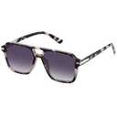 Fozono Retro Aviator Sunglasses for Women Men Trendy Classic Square 70s 80s 90s Vintage Shades Double Bridge Aviators FZN813 Tortoise/Gradient Gray