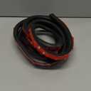 D Shape EPDM Foam Rubber Seal with Tape, Self-Adhesive Rubber Weather Stripping for Boat, Auto, RV, Marine, Garage Doors/Window and More, W:0.5"; H:0.5"; L:26Feet