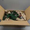 2 Pack Pre-lit Christmas Tree with Remote, Battery Operated with Timer, Smart Multi-Color & Warm White Lights, Music Sync, Artificial Christmas Tree for Outdoor Porch, Urn Filler, Xmas Decor