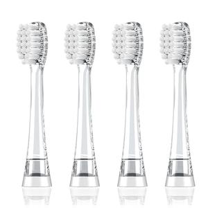 Dada-Tech Kids Electric Toothbrush Replacement Heads for DT-BB1, DT-K6, SG-513, SG-977- Pack of 4 (M)