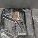 BAGSMART Clear Bag for Stadium Events, 12x6x12 Small Tote Bag with Zipper, Clear Crossbody bag for Festival Essentials (Charcoal)