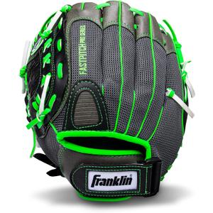 Franklin Sports Fastpitch Softball Gloves - Windmill Adult + Youth Fielding Gloves - 11" or 12" - Pink + Green (Green)