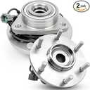 Pair 515066 Front Wheel Bearing Hub Assembly Compatible with Infiniti Qx56 2004 2005 2006 2007, for Nissan Armada 2005 2006 2007, Pathfinder 2004, Pathfinder Armada 2004, Titan 2004-2007 6 Lug W/Abs