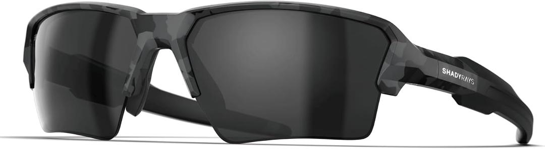 Shady Rays Talon Mens | Semi-Rimless Sport Polarized Sunglasses