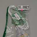 YOJOE 3-Outlets Indoor Outdoor Extension Cord with Lighted End, 3 Prong 13A Weatherproof Power Cord, 16 Gauge Heavy Duty 8 ft White Extension Cord Multiple Outlets, 16/3 SJTW UL Listed