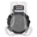 AXE Mens Shower Scrubber Tool, 2-Sided Detailer, Gray Color, Mesh Side for Lathering, Exfoliator for Smoothing Dry, Rough Skin