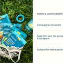Cliganic 8 Pack Mosquito Repellent Bracelets for Adults & Kids (Neutral Colors) - Natural DEET-Free Bands, Individually Wrapped