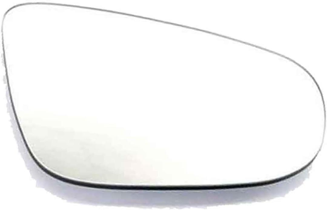 Door Wing Mirror Glass 5K0857521 5K0857522 for VW for Golf 6 MK6 2009-2013 Car Side Mirror Glass Rearview Mirror Lens 1PCS Replacement Wing Mirror Glass (Right)