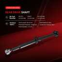 976-971 Rear Drive Shaft Prop Shaft Driveshaft Assembly 48.34" for Jeep Grand Cherokee 2011-2011, V8 5.7L, OE 976971, 52123514AA, 52123514AB