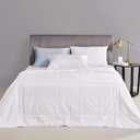 Mommesilk Silk Comforter/Duvet/Quilt, 100% Natural Long Strand Silk, Cool for Fall/Autumn, Machine Washable (Cal.King)