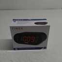 Timex T231G AM/FM Dual Alarm Clock Radio with 1.2-Inch Display and Line-in Jack (Gunmetal) (Black)
