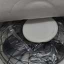 ZMISHIBO Outdoor Ceiling Fans with Light for Patios,Waterproof Gazebo Fan with Remote Control Smart App,3CCT Dimmable,Plug in Caged Ceiling Fan with Pull Chain for Porch Pergola,Black