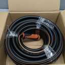 Giraffe Tools Garden Hose 5/8", Water Hose Heavy Duty, Flexible, Lightweight Hybrid Hose with Swivel Handle, 50ft Male to Female Fittings, Burst 600 PSI