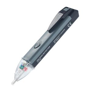 Non-Contact Voltage Tester Tools,LED Flashlight,Buzzer Alarm,AC Voltage Detector Pen,Test Range 60V - 1000V for Live/Null Wire Judgment (Black+Grey+Transparent)