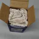 MIULEE Block Print Pillow Covers 20x20 Inch Set of 2, Vintage Floral Throw Pillow Cases Neutral Linen Farmhouse Cushion Covers for Couch Sofa Bed Chair Living Room, Cream Oatmea