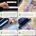 Nesco Deluxe Food VS-12 Vacuum Sealer, 130 Watts, Kit Bags & Viewing Lid, Compact, Silver