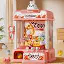 ORANGE OCEAN 54 PCS Large Claw Machine for Kids with Sound & Light, Vending Claw Machine Game Toys for Girls Ages 35 46 68, Claw Machines Toys Gifts for 3 4 5 6 7 8 Years Old Girls