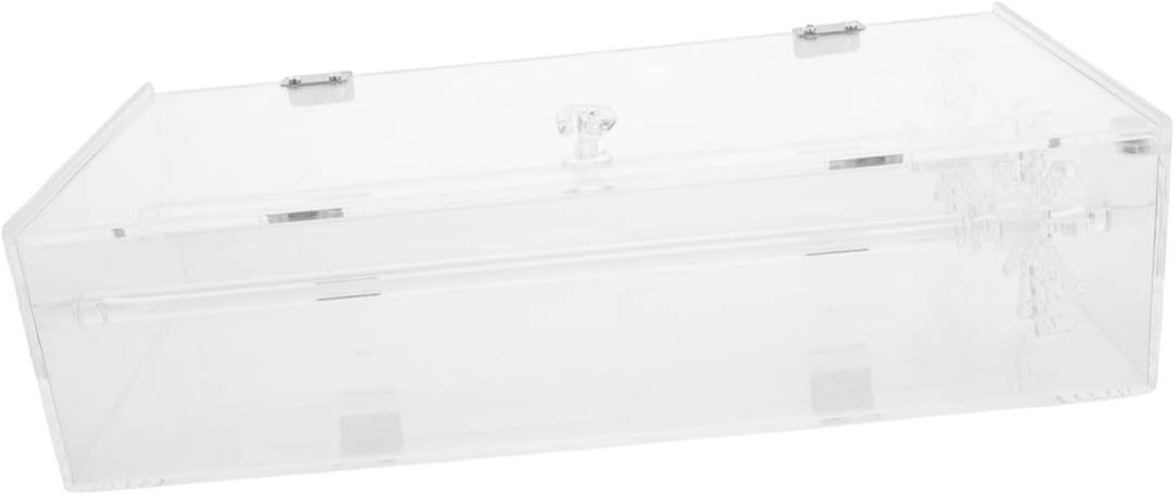 Zerodeko Rotatable Clear Jewelry Organizer Compact Necklace Holder for Necklaces Pendants Bracelets Earrings Stylish Transparent Storage Box for Easy Access and Travel