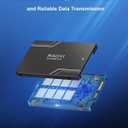 RAOYI 256GB Internal SSD SATA III 6Gb/s 2.5 Solid State Drive 3D NAND Flash Advanced SSD Hard Drive Up to 550MB/s SATA 3 SSD Upgrade Performance for PC Laptop