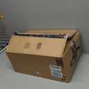 Best Pet Supplies Dog House Bed Crate Mat Tent Indoor Round Soft Plush for Small, Medium, and Large Breeds - Silver w/Bones, 16 x 16 x 14"