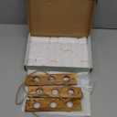 XXXFLOWER Wall Hanging Propagation Station with Wooden Stand Glass Test Tubes Tiered Planters Wall Terrarium for Home Office Plant Hanger Flower Vases Wall Decor Hydroponic Cuttings (9 Tube Vases) (Brown)