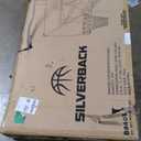 Silverback NXT 54" Wall Mounted Basketball Hoop, Indoor / Outdoor Basketball Hoop with QuickPlay Design (Blue-Black)