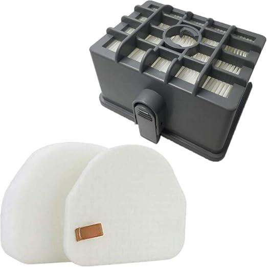 JJSS NV480 HEPA Filter Kit for Shark Rotator NV450 NV451 / Rocket NV472 NV480 NV481 NV482 NV484 Professional Upright Vacuum, Part # XHF480 & XHF450 (Tall Size 2.75")