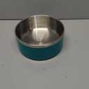 LIHOOOOM Stainless Steel Dog Bowl - Metal Water and Food Dish for Large Dogs, Insulated, Non-Slip, Easy Clean, 64oz, LakeBlue