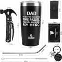 Father's birthday gifts, gift for dads from daughter and son, birthday, Christmas, anniversary, funny gift box. Creative, personalized multi-function hammer tool, unique'
