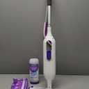 Swiffer PowerMop Multi-Surface Mop Kit for Floor Cleaning, Includes PowerMop, 2 Mopping Pad Refills, 1 Cleaning Solution with Fresh Scent and 2 Batteries (Purple and White)