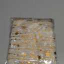 Artoid Mode Stars Beige Gauze Table Runner 10FT, Glitter Metallic Foil Sheer Dining Wedding Anniversary Holiday Birthday Table Decor for Home Party