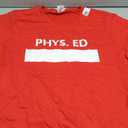 Gym PE Class Uniform School Physical Education Middle T-Shirt Large
