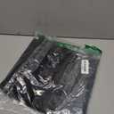 FANARCHER Mens Cotton Linen Pants Drawstring Loose Beach Pants with Pockets (X-Large, Black)