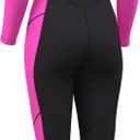 Hevto Women Wetsuit 3/2mm Neoprene Wet Suit Keep Warm in Cold Water for Surfing Swimming Diving, Size 16