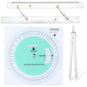 Dunzoom 2 Pcs Marine Navigation Kit, Basic Navigation Set