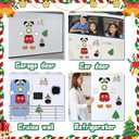 10 Pcs Christmas Cruise Door Magnets, Christmas Captain Mouse Cruise Door Decorations, Reusable Refrigerator Magnets for Cruise Ship Door Decorations