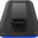 Case with Clip Compatible with Kyocera DuraSport Phone Model C6930. Heavy Duty Rotating Belt Clip Holster and Rugged Flexible TPU Case Combo (Royal Blue)