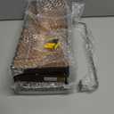 Shario Rustic Wood Floating Shelves - Set of 2, Wall Mounted Hanging Shelves with Black Towel Rack, Decorative Storage Shelves for Bathroom, Kitchen, Living Room & Bedroom (Dark Carbonized Brown)