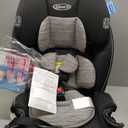 Graco Slimfit 3-in-1 Convertible Car Seat, Slim Car Seat with Space-Saving Design, Highback Booster Seat with 10-Position Headrest, Rear Facing and Forward Facing Carseat, Jarret, Mfg Date 2025-10-23