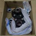 Trailer Idler Hub Kits with 5 on 5" Bolt Idler Hub & Round #84 Trailer Axle Spindle Fit for 3500 lb, Sets of 2