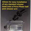 SHOWER ARM ADPTR PFISTER MfrPartNo PF1C, No Size, Chrome