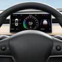 9'' Head Up Display for Tesla Model Y 2020-2024/ Tesla Model 3 2017-2023 with AMD Processor Touchscreen Wireless Carplay Android Auto Hud Display for Tesla
