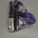 2026 Upgraded Durable Pedal Resistance Band with Handle, Thickened Latex Tubes and Soft Foam Fabric Foot Pedal, Sit Up Exercise Equipment for Abdomen, Waist, Arm, Core/ABS, Leg, Physical Therapy (1-Purple)