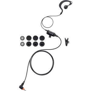 commountain SL300 SL3500e Earpiece with Mic Compatible for Motorola Radios TLK 100 TLK 110 SL7550 SL7550e SL7580 SL7580e SL7590 SL7590e SLN 1000, TLK100 TLK110 SL Series, G Earhook Headset-5 Pack