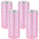 WILLBOND 4 Pcs Long Hair Rollers for Bangs Aluminum Core Curlers Thermal Self Grip Roller for Long and Medium Hair Women Hairstyle(4.7 x 2 Inch,Light Pink)
