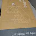 DUMOS 47 Inch Computer Desk with 8 Fabric Drawers, Office Gaming Desk with Storage, Writing Study Table with X-Shaped Reinforced Structure, Rustic Brown