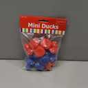 Patriotic Red, White and Blue Rubber Duckies for 4th of July - Bulk Set of 24 Ducks - Party Favors, Parades, Birthdays and Treasure Chest Supplies
