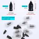 2 x 40PCS Tire Repair Rubber Nail, Rubber Screws, Fast Self-Service Tool | for Bicycle, Motorcycle, Tire Puncture Repair