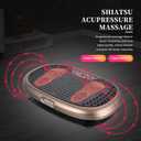 EILISON FitMaxx 3D XL Vibration Plate Exercise Machine - Whole Body Workout Vibration Platform w/Loop Bands - Lymphatic Drainage Machine for Weight Loss, Shaping, Recovery